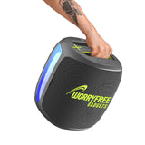 WorryFree WPB500 100W Portable Bluetooth Party Speaker With 2 Microphones - Gray