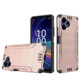 HR Premium Premium Brushed Metalled Hybrid Case For Celero 5G Velocity - Rose Gold