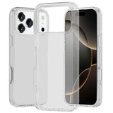 Premium Sturdy Ultra Thick 3mm Transparent Hybrid Case Cover For iPhone 17 Pro Max - Clear