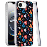 Premium Double Layer Design Imd TPU Case For iPhone 16e  / SE4 (2025) - Nightly Floral