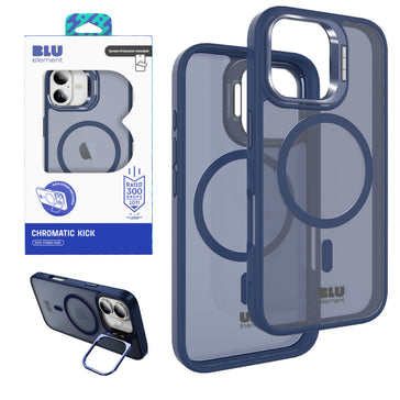 Blu Element Chromatic Kick Magsafe Case With Screen Protector For Iphone 17 (120-10407) - Navy