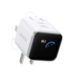 Anker Nano Charger 45W Smart Display 180° Foldable - White