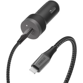 Otterbox 30W Usb-C Pd Premium Pro Car Charging Kit W/ 2M Usb-C To Lightning Cable - Nightshade