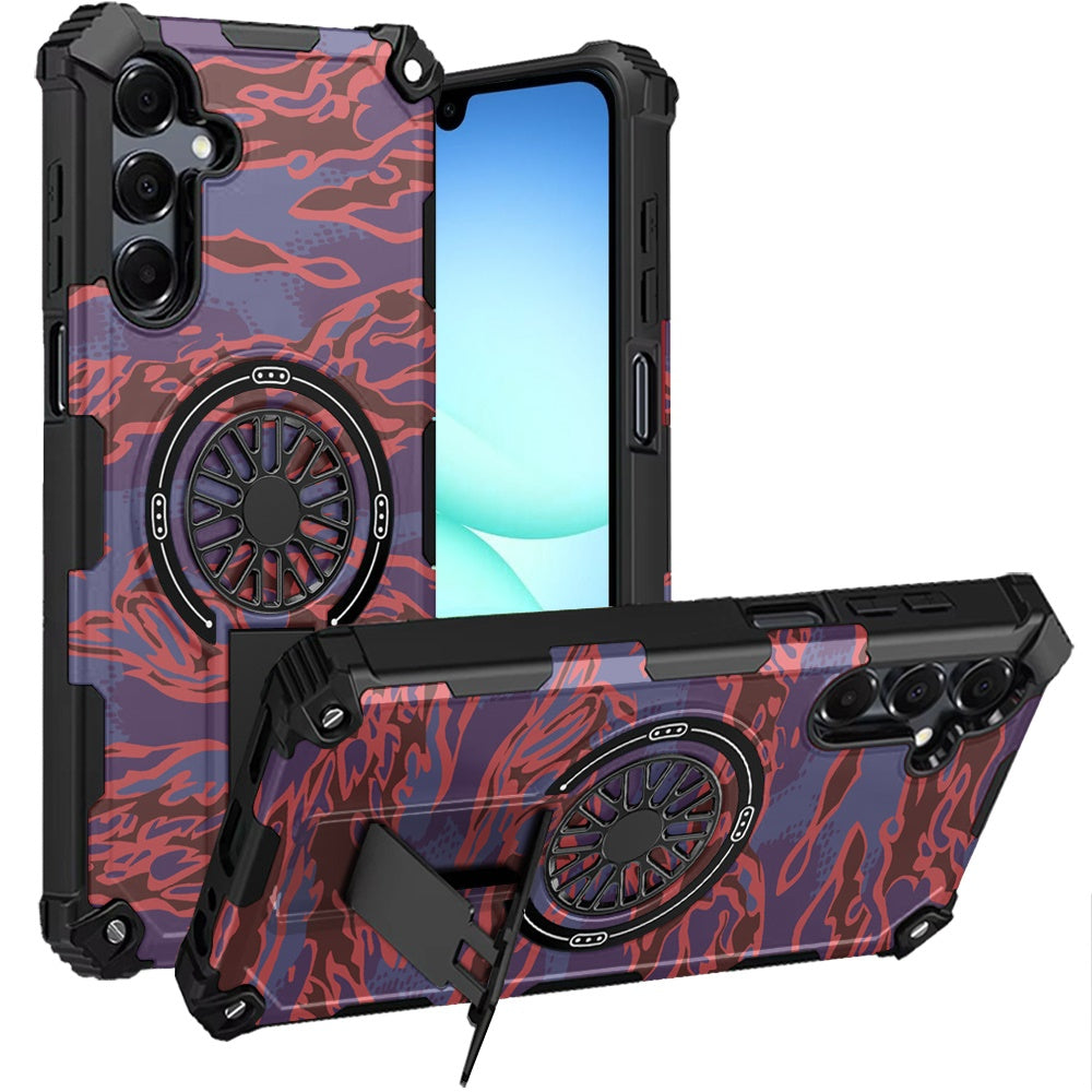 Premium Cd Texture Design Magnetic Car Mount Friendly HQ Case For Samsung A17 5G - F