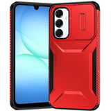 Premium Ultimate U Design Hybrid Case With Camera Window Covering For Samsung A17 5G - Red