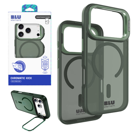 Blu Element Chromatic Kick Magsafe Case With Screen Protector For Iphone 17 Pro Max (120-10428) - Sage Green