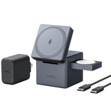 Anker 3-In-1 Cube With Magsafe - Gray
