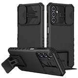 Premium Easy Viewing Kickstand Camera Protection Hybrid Case For Samsung A16 5G - Black