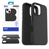 Blu Element Armour Rugged Case With Screen Protector For Iphone 17E/16E/14/13 - Black
