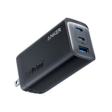 Anker 737 GaN Prime 120W 3-Port (1 USB-A & 2 USB-C) Wall Charger (Online) - Black