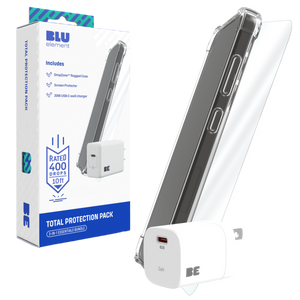 Blu Element 3-Pack Total Protection Magsafe Bundle (Case, Glass, Charger) For Samsung Galaxy S26 - Clear