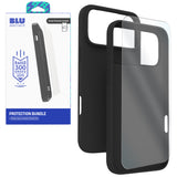 Blu Element Gelskin Case With Screen Protector For Iphone 17 Pro Max (120-10439) - Black