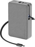 myCharge 10K Mah Retractacharger No Ac - Grey
