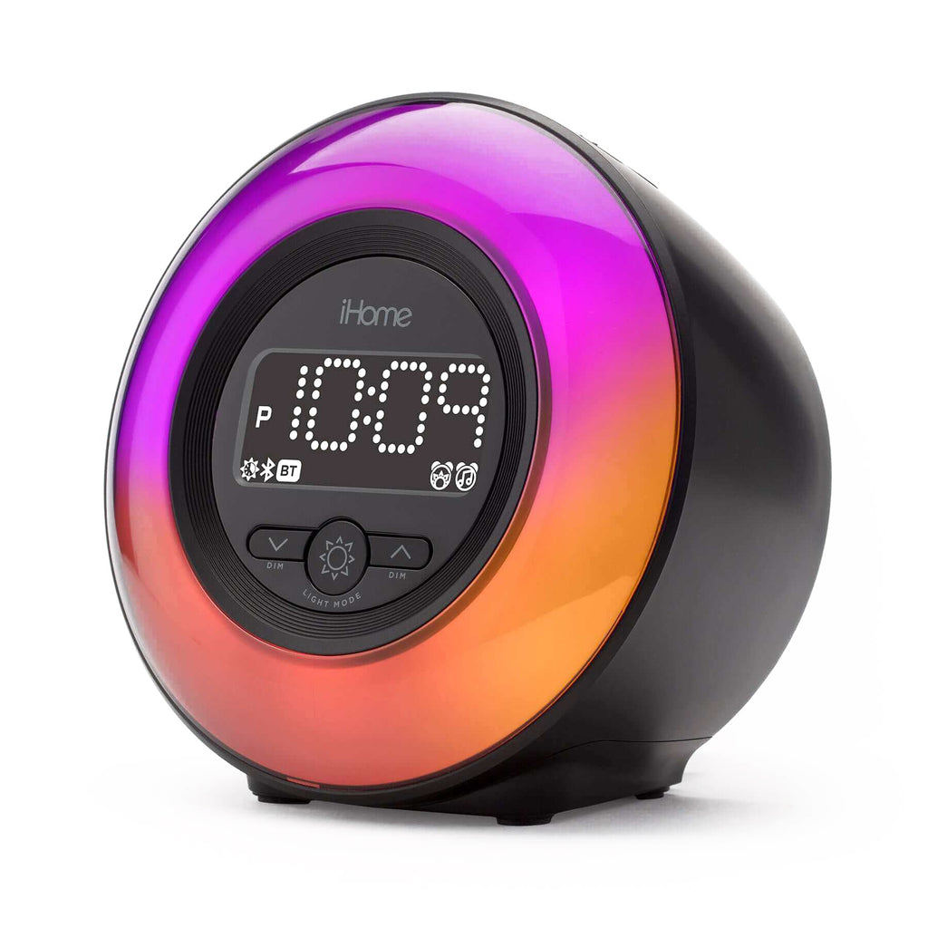 iHome Powerclock Glow Bluetooth Clock & Radio W/ Color Changing Lights
