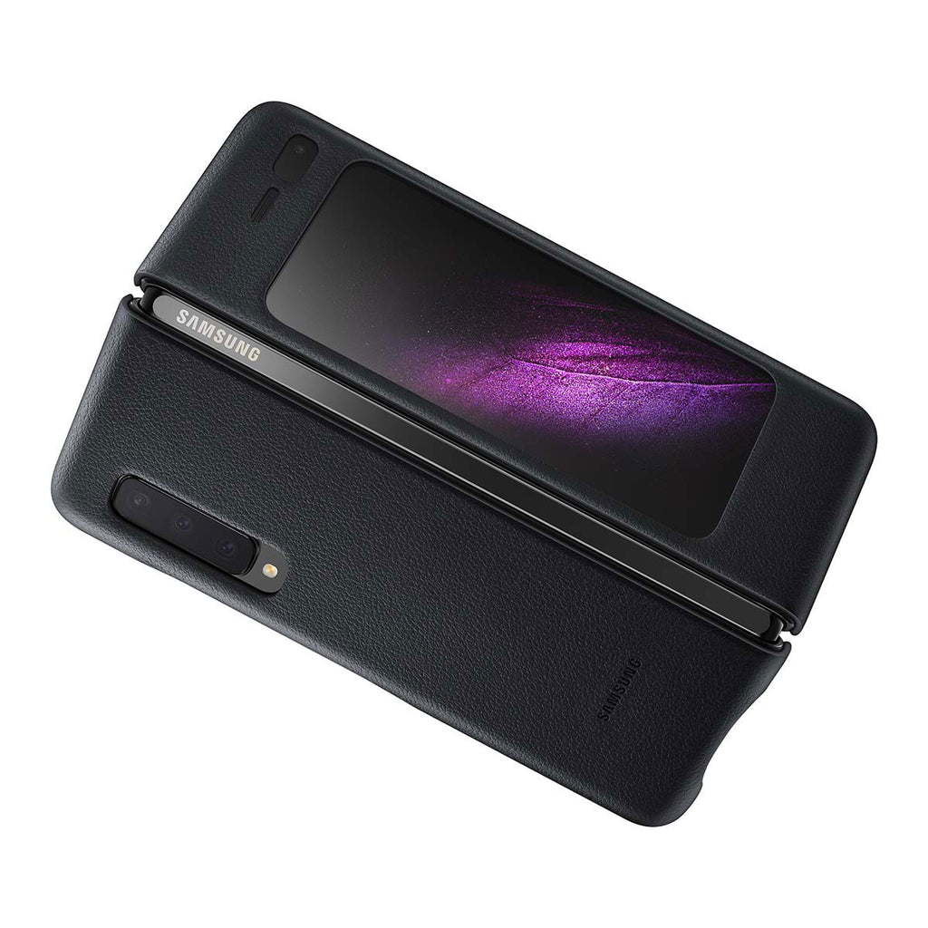 Samsung Leather Cover for Samsung Galaxy Fold -  Black