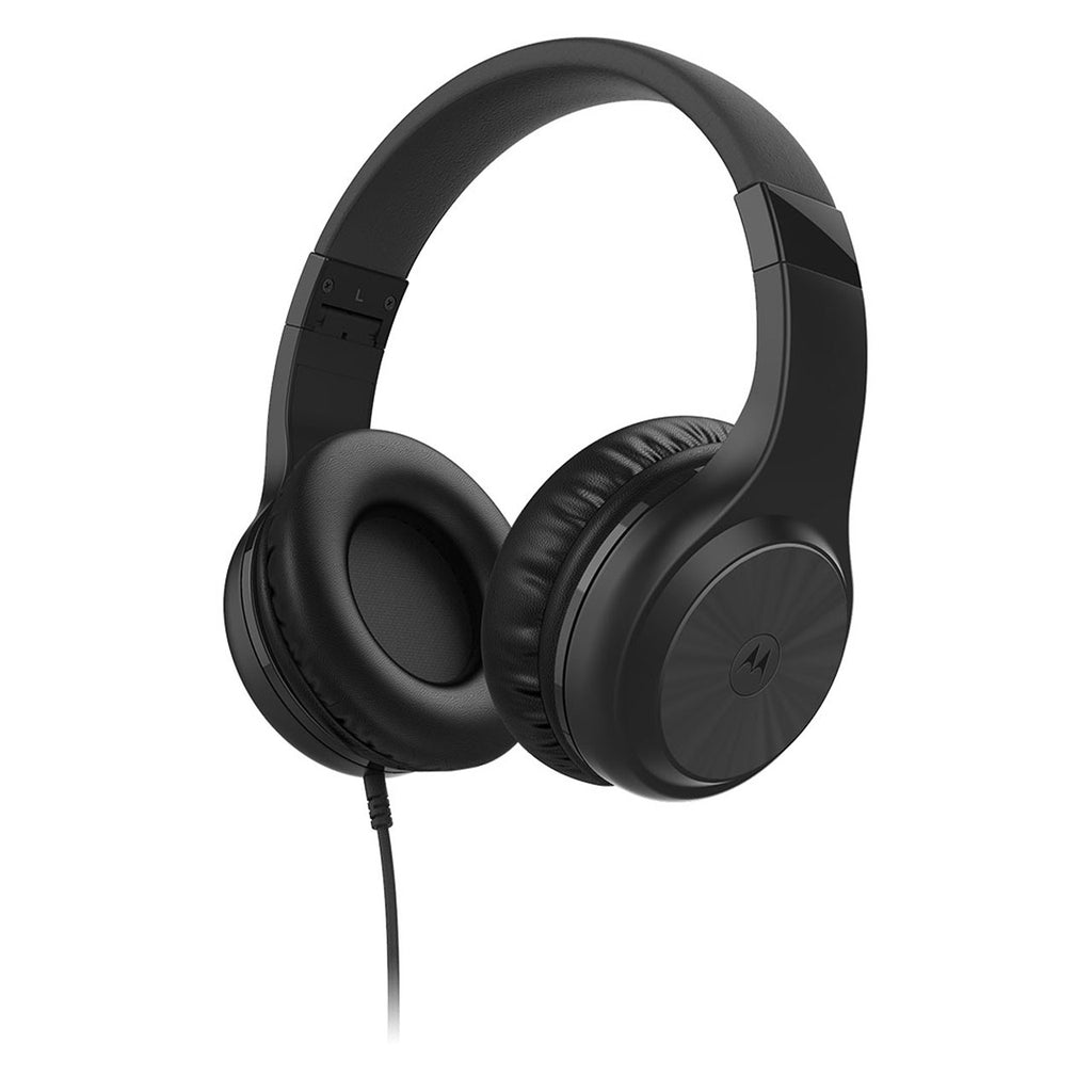 Moto XT120 Over-Ear Headphones W/ Mic - Black