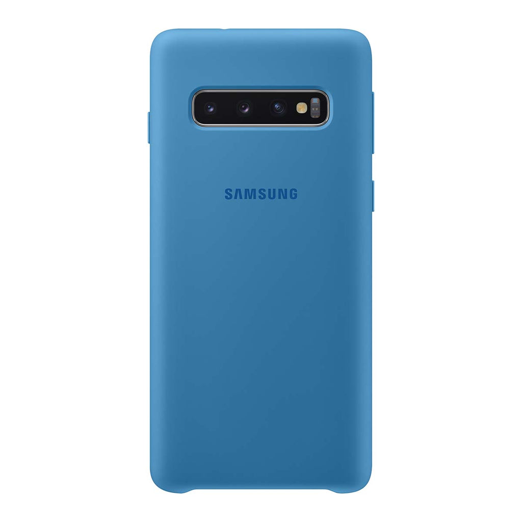 Samsung Silicone Cover For Samsung Galaxy S10 -  Blue