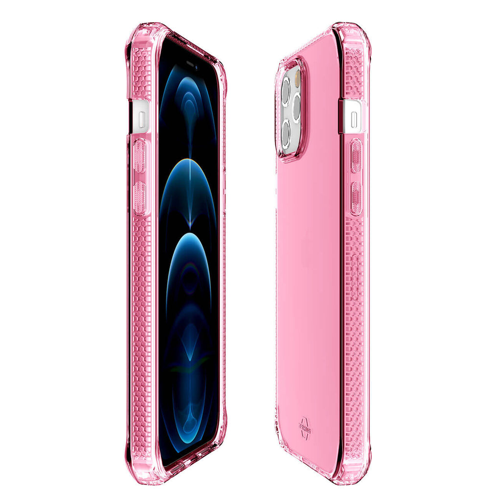 ITSKINS Spectrum Clear Case For iPhone 12 / 12 Pro - Light Pink