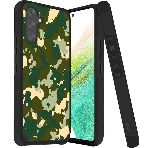 Metkase Tough Strong Hybrid (Magnet Mount Friendly) Case For Samsung A54 - Camo
