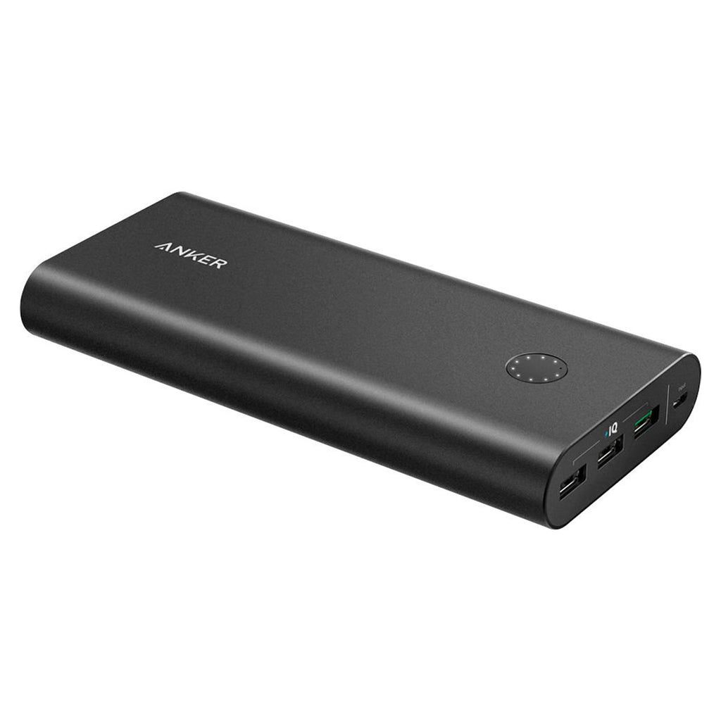 Anker PowerCore+ 26800 Quick Charge with Micro USB-C AND USB-A PORTS - BLACK