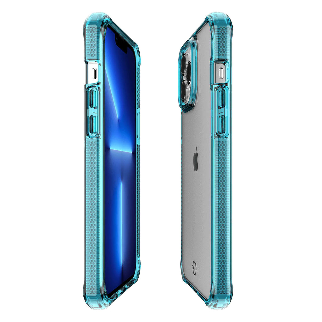 ITSKINS Supreme Clear Case For iPhone 13 Pro - Blue/Transparent