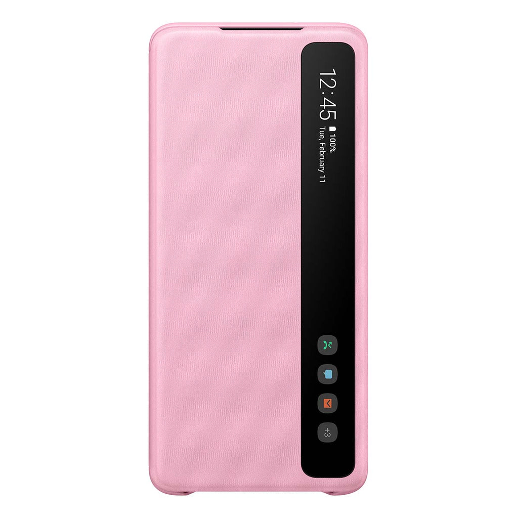 Samsung S-View Flip Cover For Samsung Galaxy S20 Plus - Pink