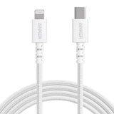 Anker PowerLine Select + USB-C Cable with Lightning Connector 6ft - White