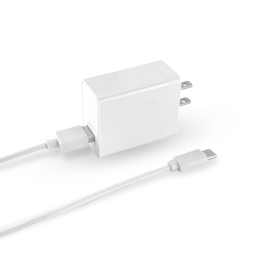 OEM Wall Charger USB-A QC 15W With 1M A To C Cable - White