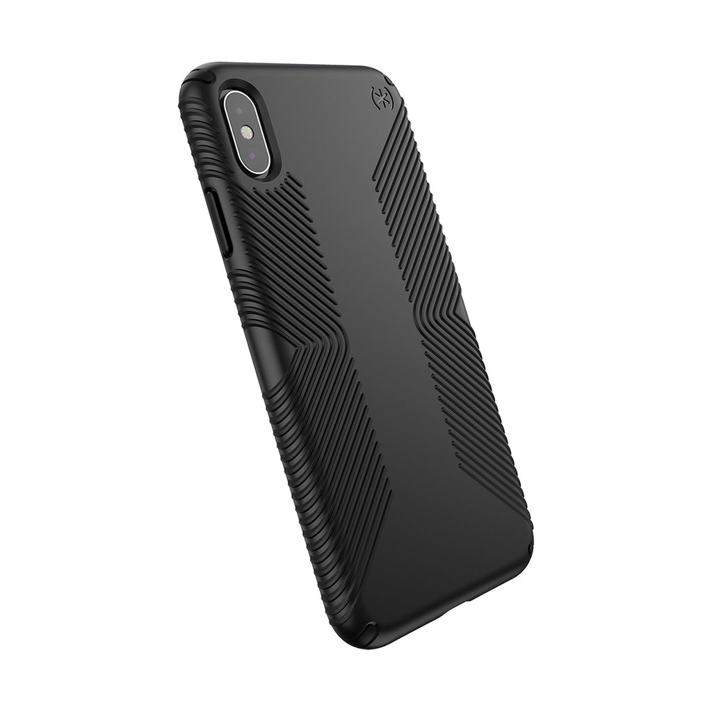 Speck Presidio Grip Case For iPhone XS Max - Black/Black