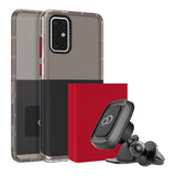 Nimbus9 Ghost 2 Pro Case For Samsung Galaxy S20 Plus - Pitch Black / Crimson