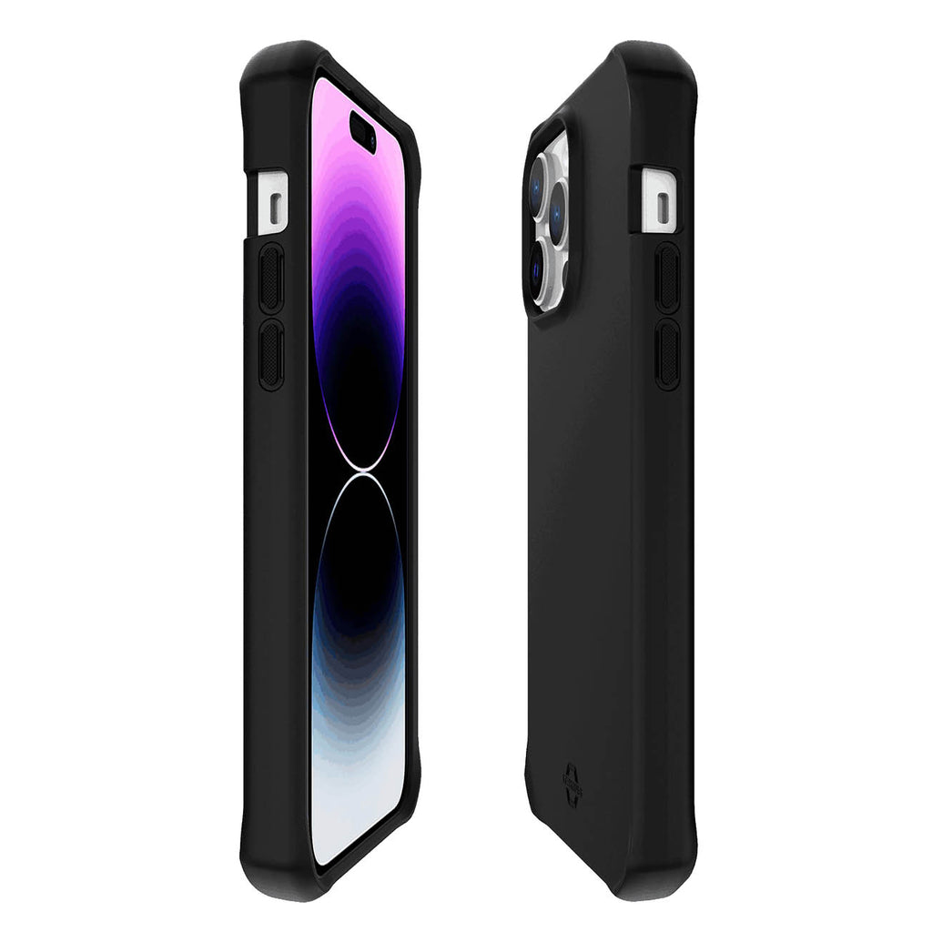 ITSKINS Hybrid Silk Case For iPhone 14 Pro Max (6.7") - Black