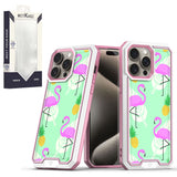 Metkase Premium Rank Design Fused Hybrid In Slide-Out Package For Motorola Moto G Play 2023 - Flamingo