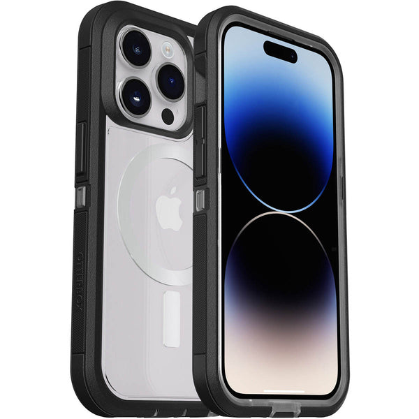 Otterbox Defender XT Clear Series Case For iPhone 14 Pro - Black Crystal