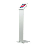 CTA Digital Inc. Premium Locking Floor Stand Kiosk - White