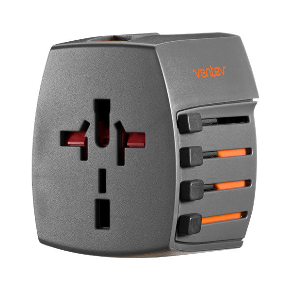 Ventev 12W Global Charginghub 300 Dual USB A Wall Charger And Travel Adapter