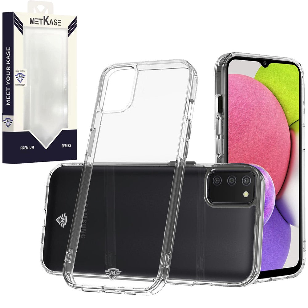 Metkase Transparent Thick 2.0mm For Samsung Galaxy A03s - Clear