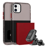 Nimbus9 Ghost 2 Pro Case For iPhone 11 / XR  - Pitch Black / Crimson