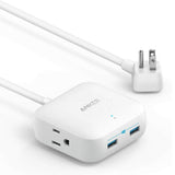 Anker Powerport Strip PD 2 Mini With 2 Outlets And 3 Usb Ports (Online) - White