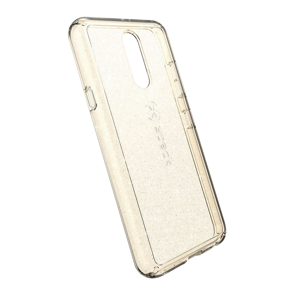 Speck Gemshell Glitter For LG K30 (2019) - Clear With Gold Glitter/Clear
