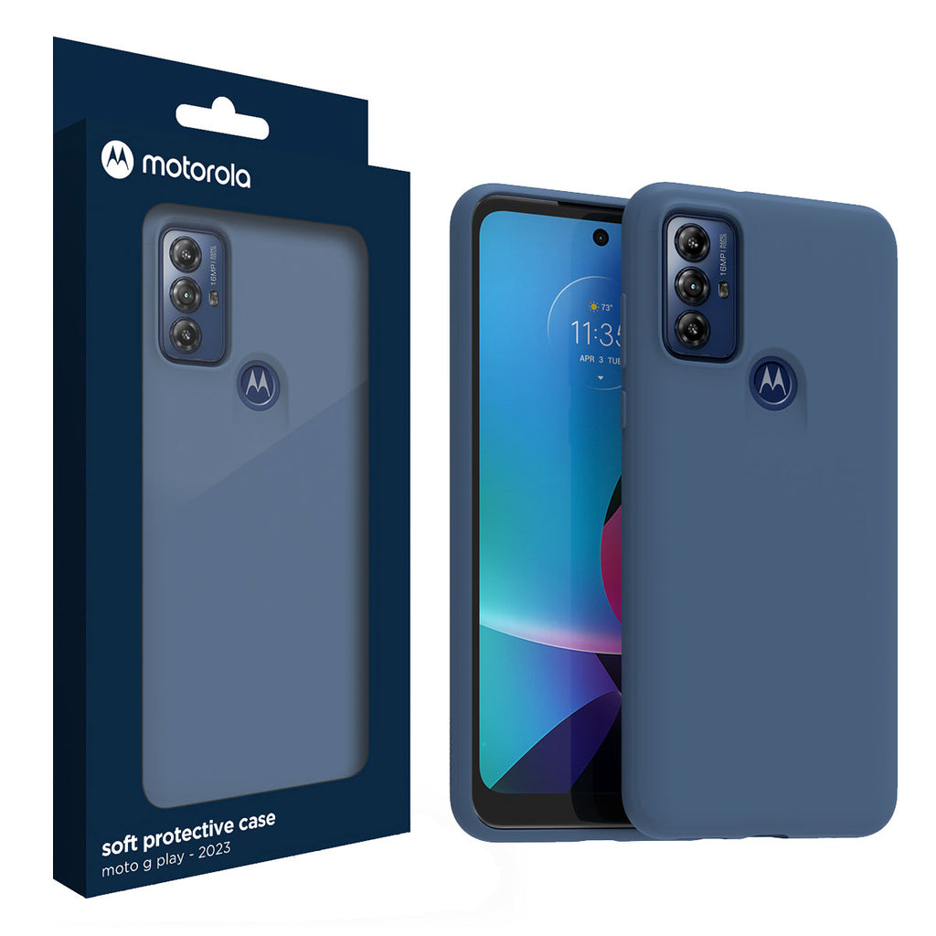 Motorola Soft TPU Case For Moto G Play (2023) Dusk Blue Motorola Soft TPU Case For Moto G Play (2023) Dusk Blue