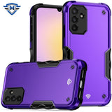 Metkase Exquisite Tough Shockproof Hybrid In Slide-Out Package For Samsung A25 5G - Dark Purple/Black