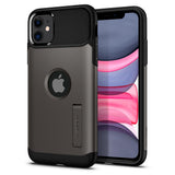 Spigen Slim Armor Case For iPhone 11 - Gunmental