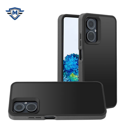 Metkase Dotted Edged Line Skin-Touch High Quality Hybrid In Slide-Out Package For Celero 3 - Black