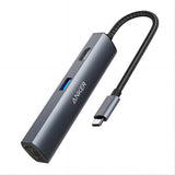 Anker 533 USB-C Powerexpand+ 5-In-1 Slim Ethernet Hub (Online) - Gray