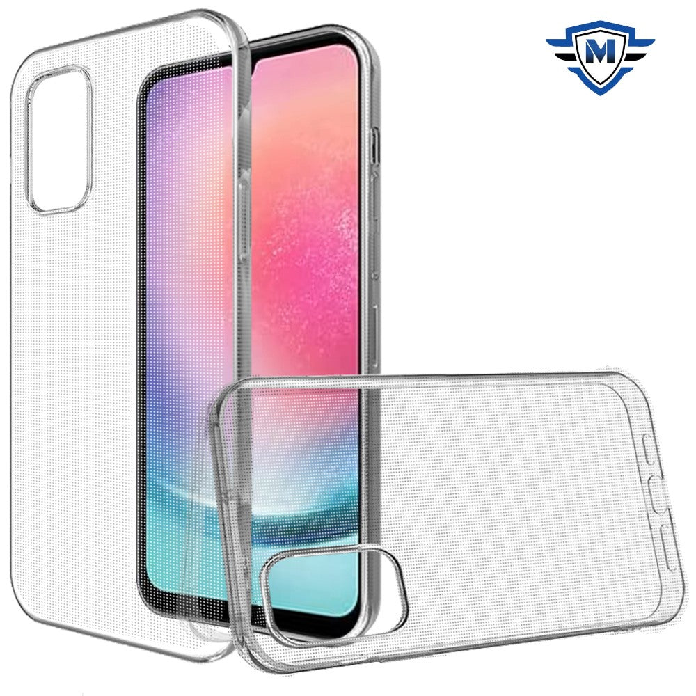 Metkase Simple Basic Minimalistic Transparent Clear Thick Tpu Case Slide-Out Package For Samsung A25 5G - Clear