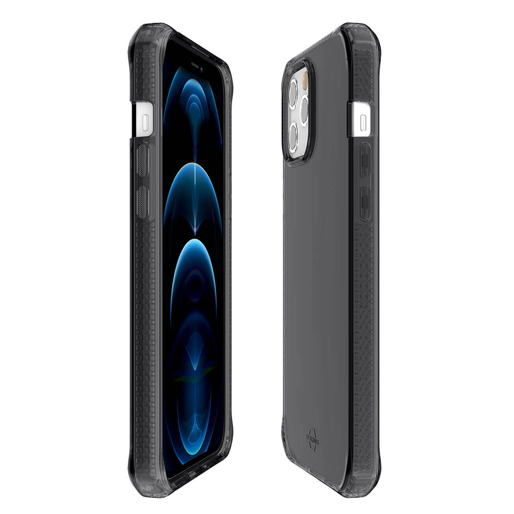 ITSKINS Spectrum Clear Case For iPhone 12 / 12 Pro - Smoke