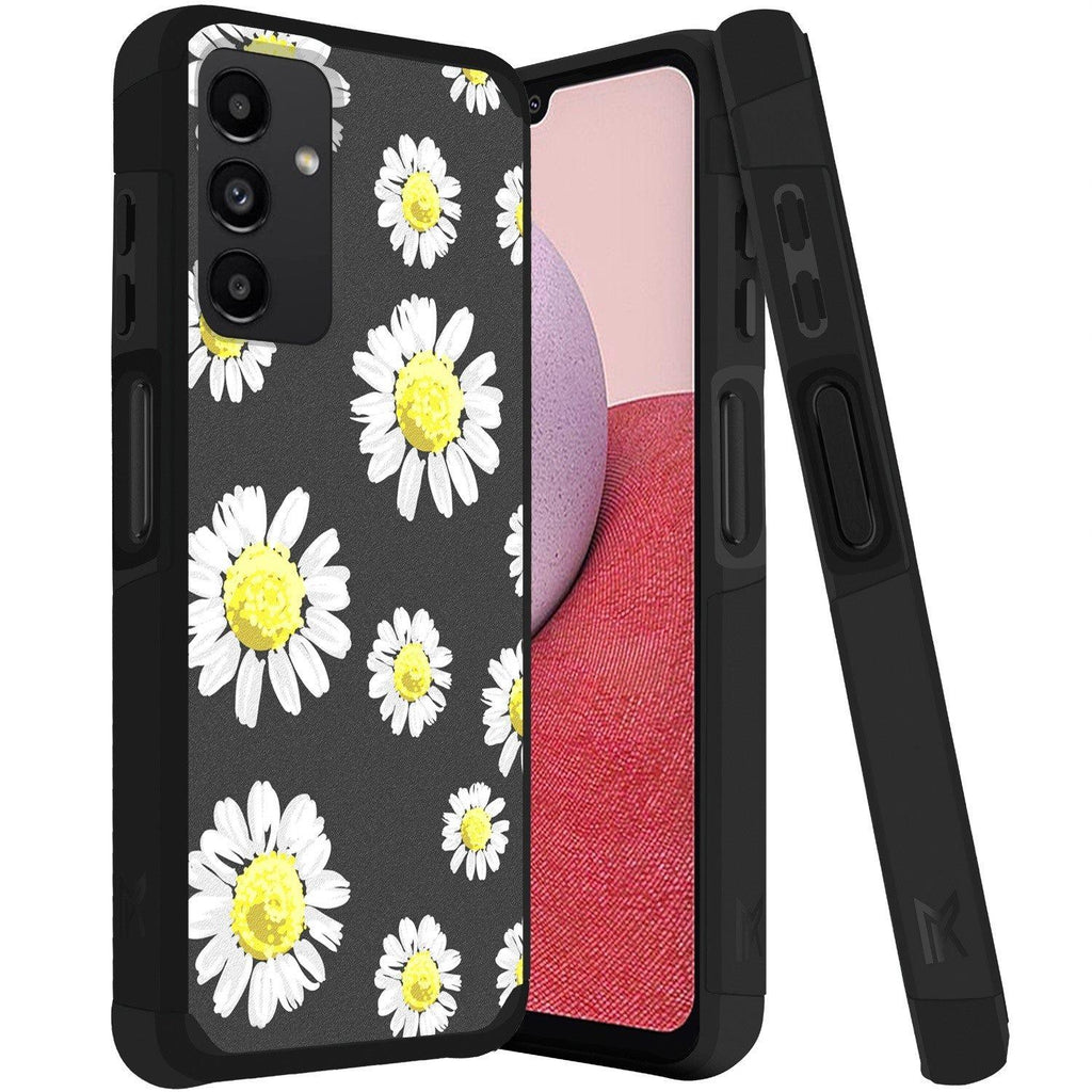 Hybrid (Magnet Mount Friendly) Case For Samsung A14 5G - Chamomile Flowers - Tough Wild Flag