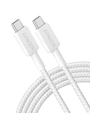 Anker 322 Braided USB-C To USB-C 6' Cable - White