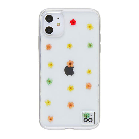 ROQQ Blossom Pressed Flowers Case For iPhone 11 - Mini Petals