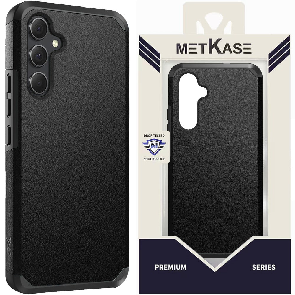 Metkase (Original Series) Tough Strong Shockproof Hybrid For Samsung A15 5G - Black